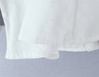White Blouse With Peter Pan Collar Tie