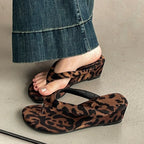 Women Slides With Non Slip Grip Clip Toe Comfort Elevated Street Style