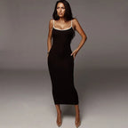 Backless Bodycon Maxi Dress