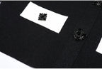 Diamond Buckle Knit Top With Elastic Fit Long Sleeve Pullover Round Neck For Women