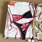 Floral Brazilian Bikini Set Two-Piece Swimsuit