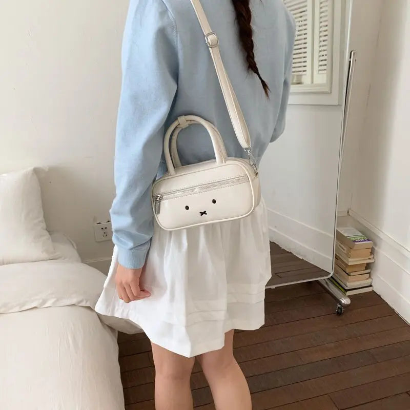 Whimsical Sweet Bunny Cartoon Crossbody Bag