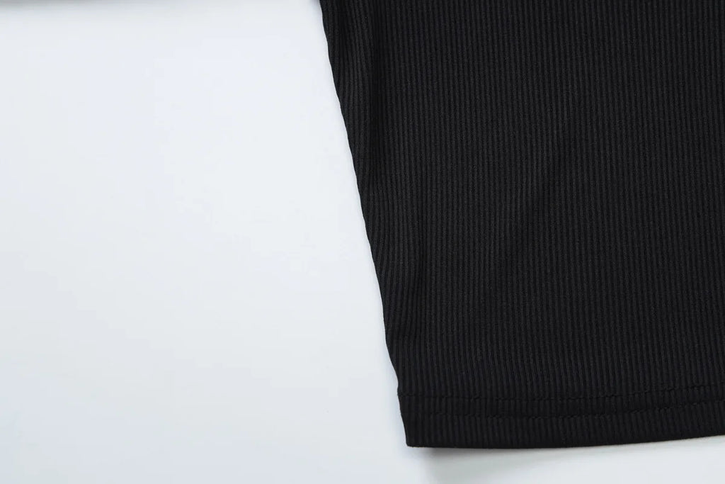 Female Cardigan Fashion Solid Long Sleeve Sexy Ribbed Casual Top