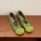 Retro Mary Jane Flats Elegant French Style Ballet Shoes