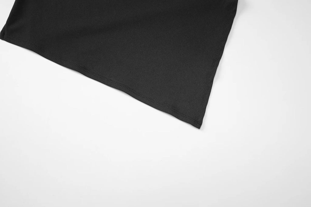 High Neck Hollow Out Bow Top