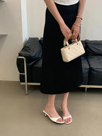 Leather Gladiator Sandals With Square Toe Low Heel