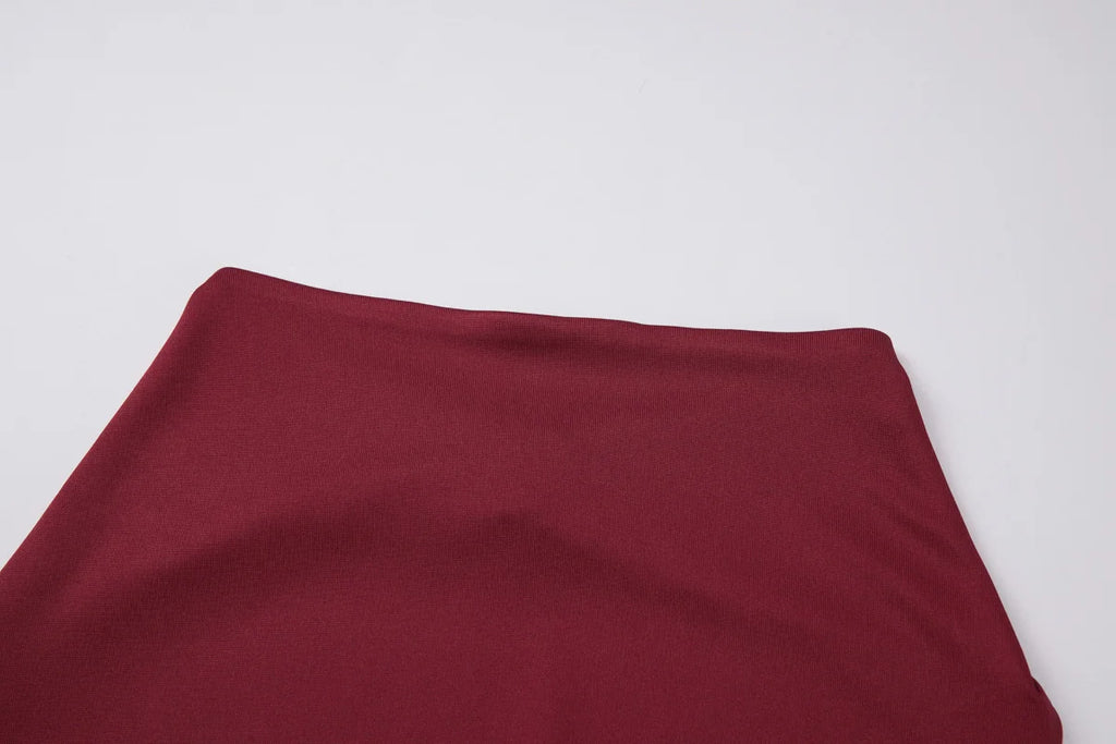 Halter Backless Irregular Slim Fit Tank Top
