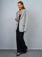 Sleeveless Knitted Dress With Wide Shoulder Straps Inner Long Skirt