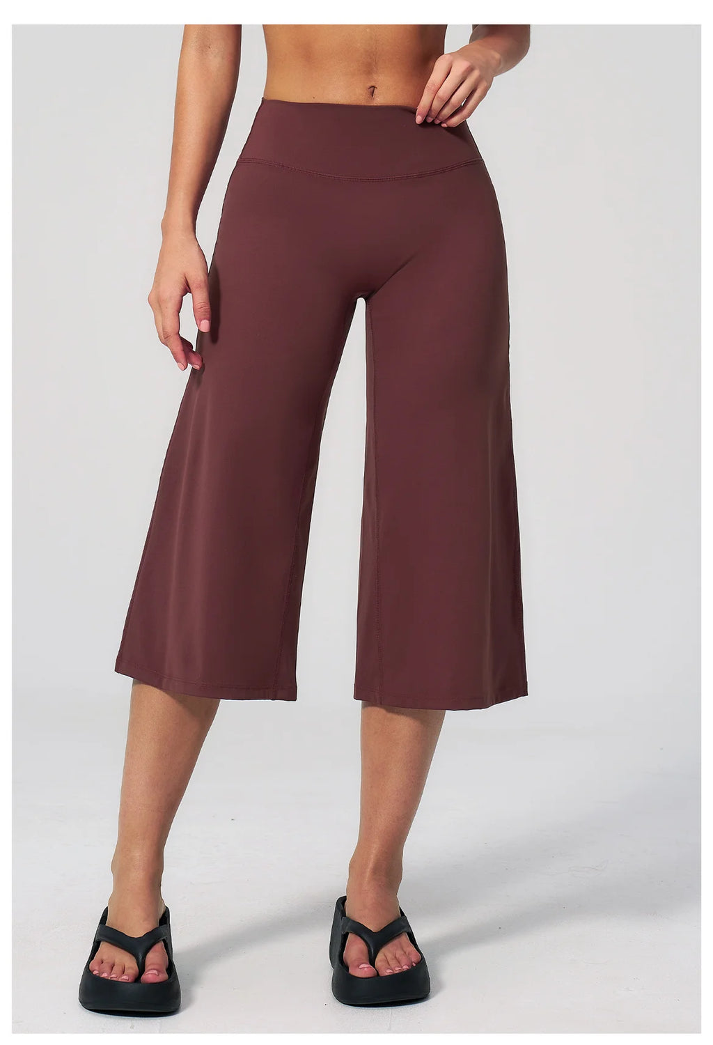 High Waist Wide Leg Yoga Pants For All Day Comfort
