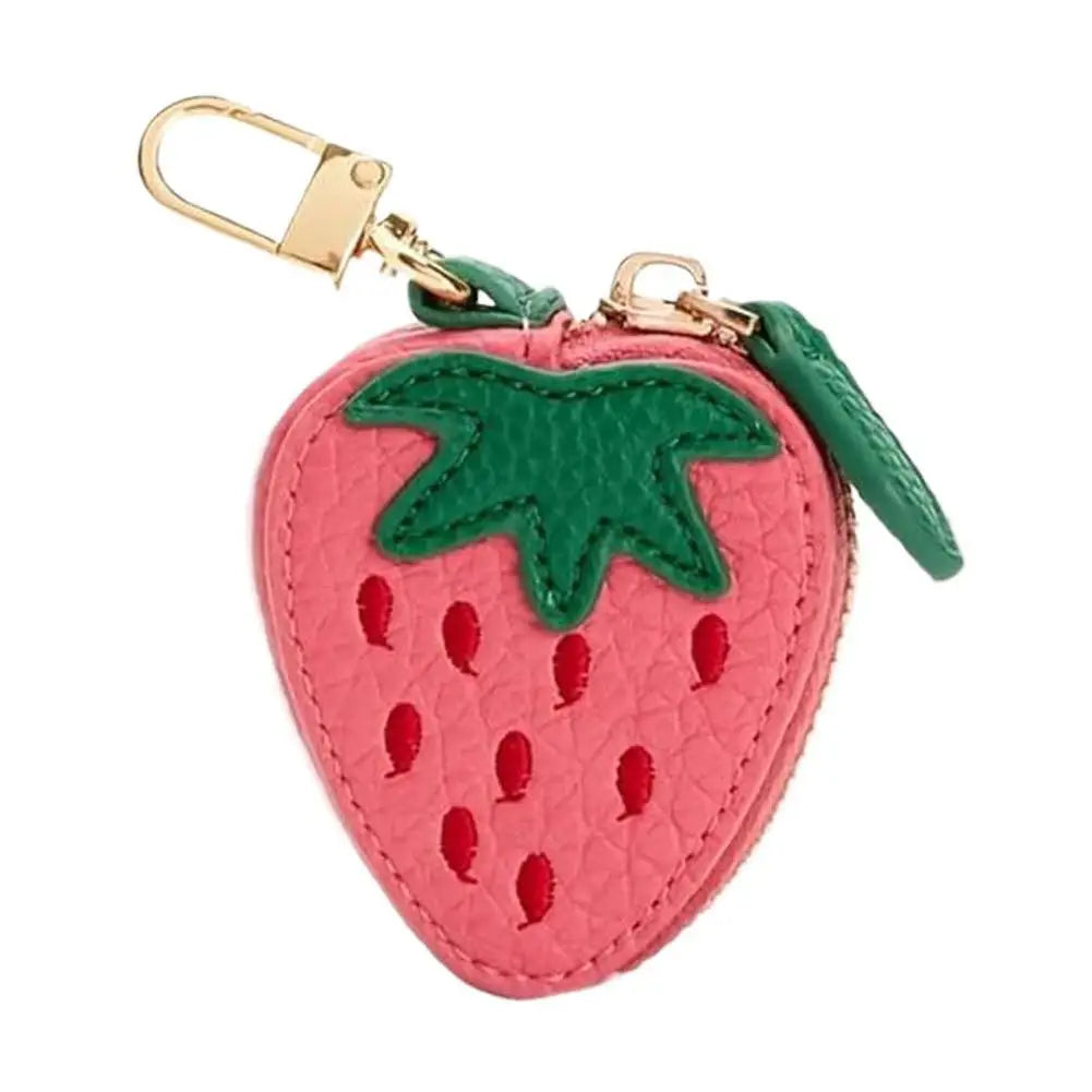 Fruit Shape Design Coin Purse In Mini Wallet With Cute Key Chain