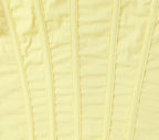 Sunny Chic Yellow Crop Cami Top With Back Zipper Slim Fit