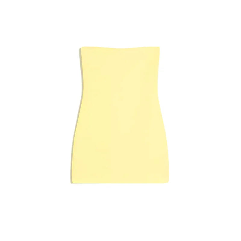 Knit Strapless Backless Mini Dress