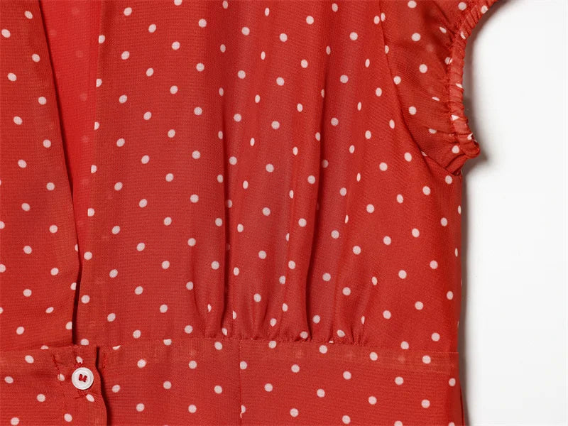 Polka Dot Spring Mini Dress