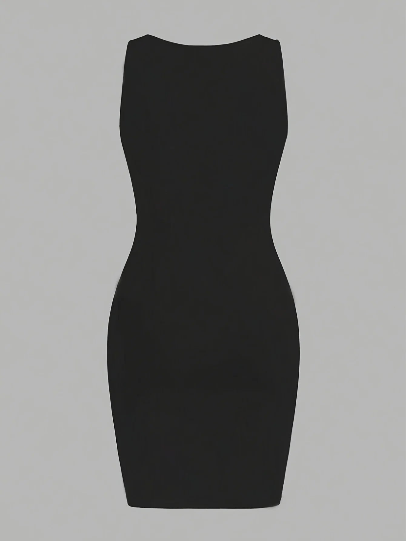 Cherry Print Sleeveless Dress With Round Neck Casual For Everyday