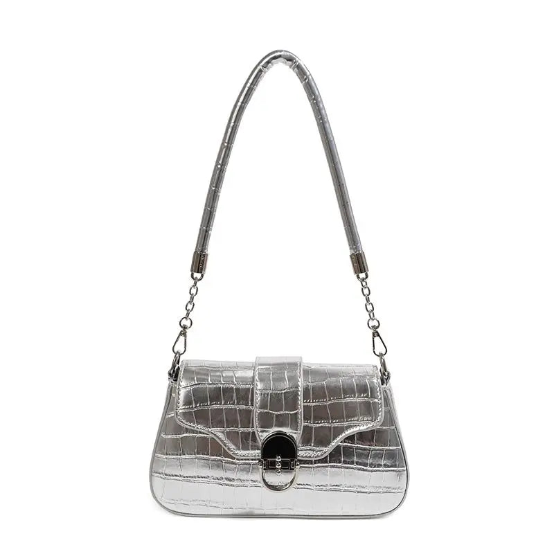Whimsical Fairycore White Shoulder Bag With Butterfly Print Dreamy Harajuku Style Purse