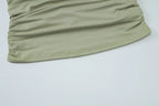 One Shoulder Summer Top For Women Slim Fit