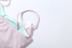 Sweet Romance Patchwork Lace Camisole With Soft Neckline