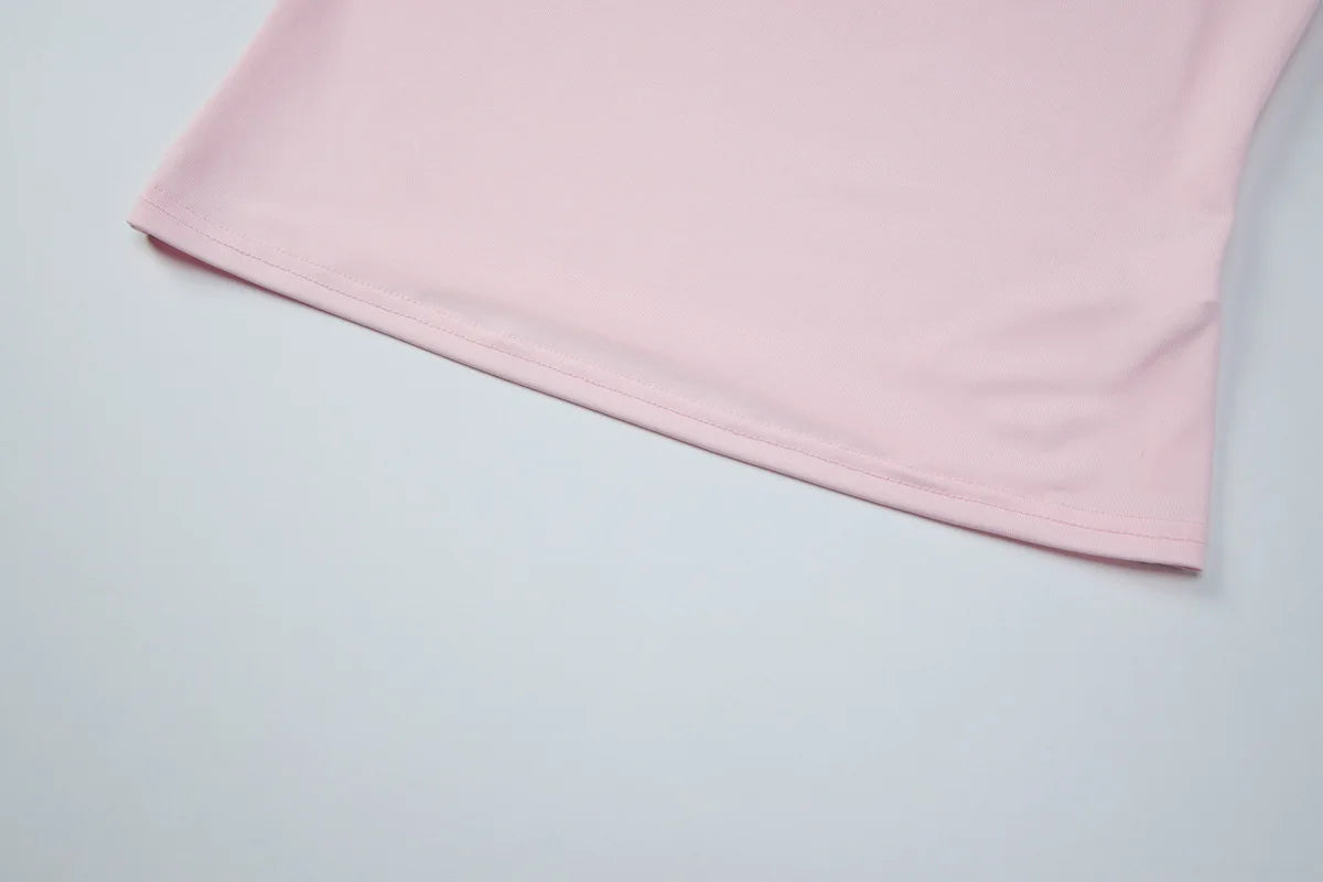 Irregular Neckline Sleeveless Tank Top For Women Slim Fit