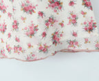 Romantic Beige Pink Flower Sling Sexy Dress Ruched Bra Backless  Dress