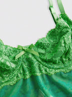 Lace Mini Dress With Spaghetti Straps High Waist Backless Retro Print
