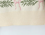 Women Sweater Cardigan Lovely Short Embroidered Sweaters O Neck Knitted Jumpers