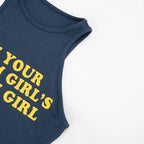 Letter Print Tank Top For Women O Neck Slim Fit Sporty Leisure Wear