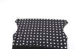 Polka Dot Off Shoulder Crop Top With Skew Collar And Ruched Backless
