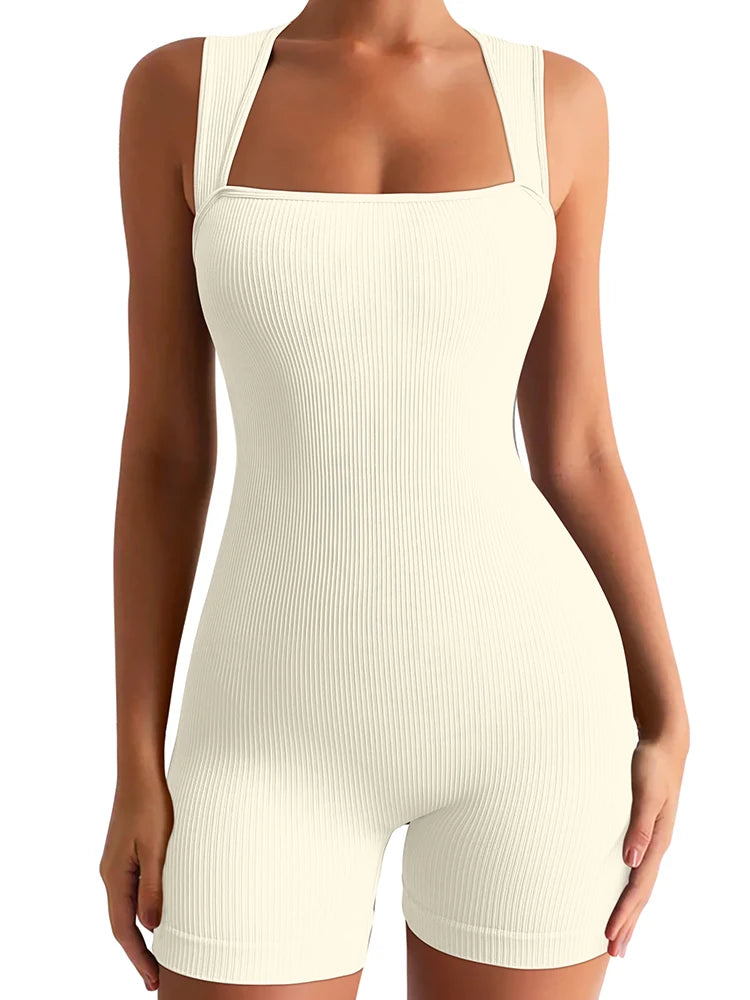 Backless Sleeveless Bodycon Romper Playsuit