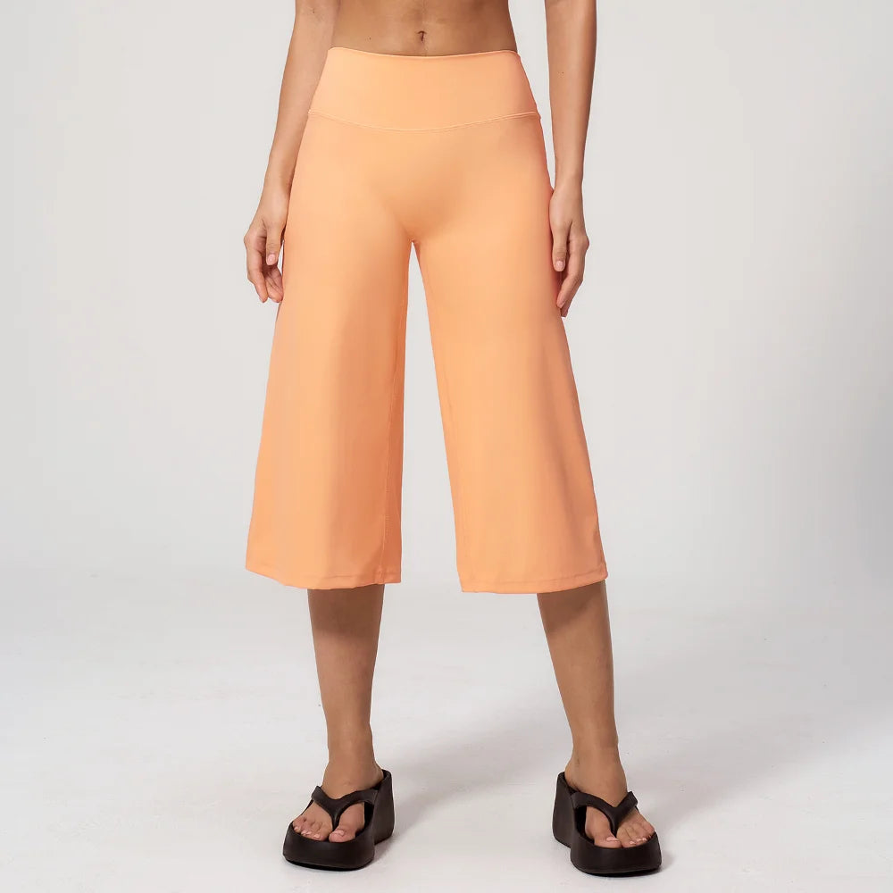 High Waist Wide Leg Yoga Pants For All Day Comfort