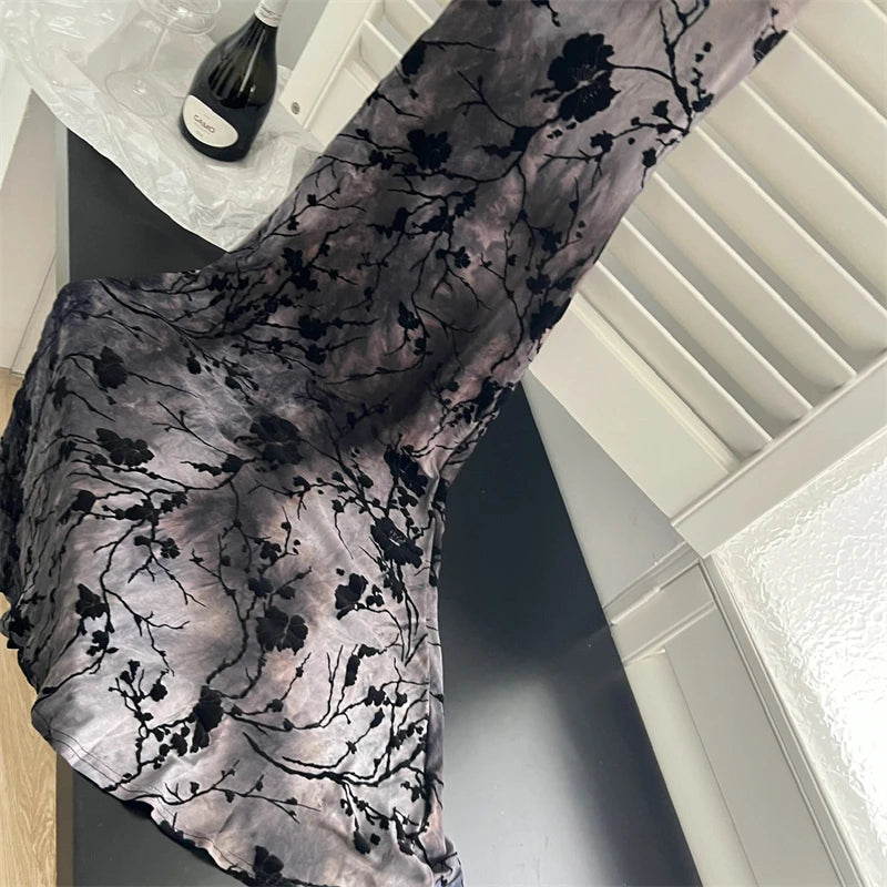 Black Gothic Lace Evening Dress With Off Shoulder Silhouette Vintage Inspired Elegant Gown