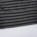 Striped Off Shoulder Crop Top Two Piece Set