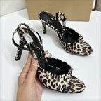 Ankle Strap Slingback High Heels