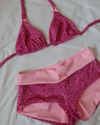90s Nostalgia Halter Triangle Bikini Set