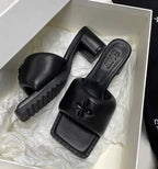 Sandals With Block Heel And Platform