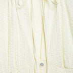 Elegant Chest Cutout Top With Elastic Waist