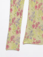 Floral Knit Top With Fresh Spring Vibe