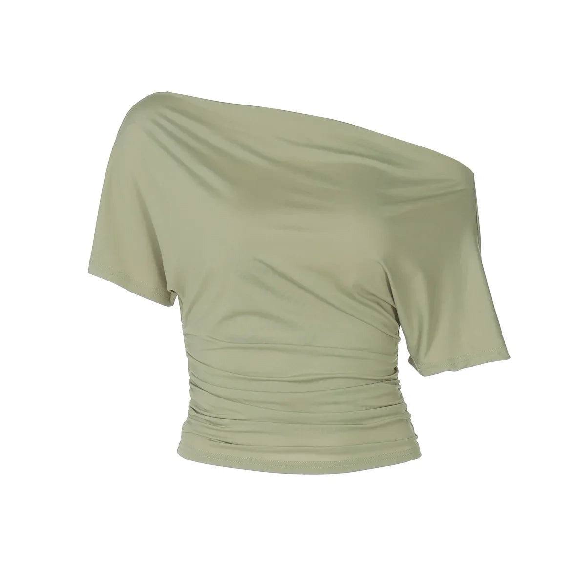 One Shoulder Summer Top For Women Slim Fit