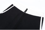 Diamond Buckle Knit Top With Elastic Fit Long Sleeve Pullover Round Neck For Women
