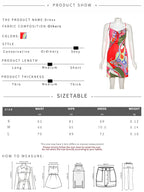 Colorful Print Backless Bodycon Mini Dress