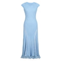Lace Collar Splice Dress Slimming Fish Tail Gown