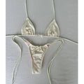 Print Micro Bikini Set Summer Beachwear Flirty Thong Swimsuit Bright Pattern