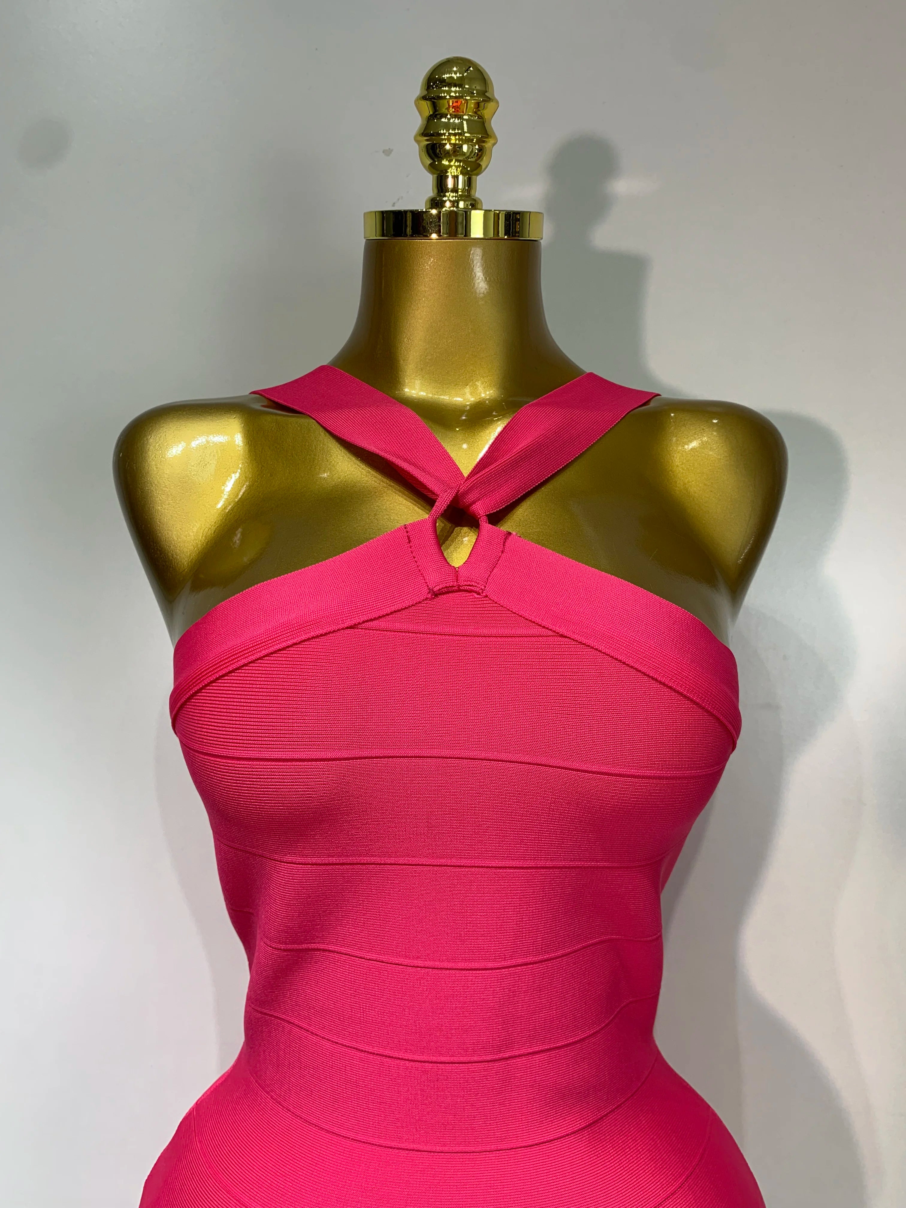 Backless Bodycon Bandage Dress