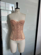 Sexy Lace Corset Strapless Top Hollow Sleeveless Vest