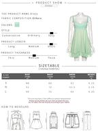 Cutout Backless Slim Sling Dress With Ruffle