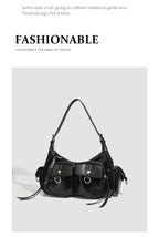 Urban Minimalist Women's Shoulder Bag in PU Leather With Zipper