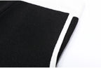 Diamond Buckle Knit Top With Elastic Fit Long Sleeve Pullover Round Neck For Women