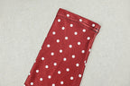 Red Polka Dot Halter Crop Top And Capri Set For Women