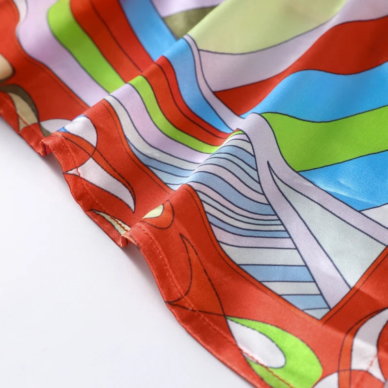 Halter Top And Long Skirt Set With Backless Detail Asymmetric Design