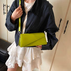 Emerald Green Flap Crossbody Bag For Women Small Shoulder Purse