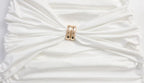 Hollow Out O Neck Long Sleeves Sheath Dress With Hip Wrap Mini